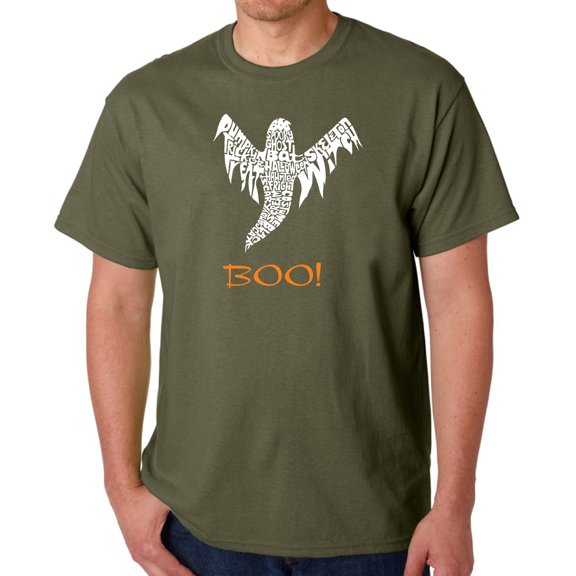 Halloween Ghost - Men's Word Art T-Shirt