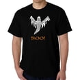 thumbnail image 1 of Halloween Ghost - Men's Word Art T-Shirt, 1 of 2