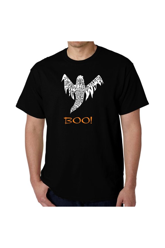 Halloween Ghost - Men's Word Art T-Shirt