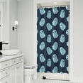 thumbnail image 1 of Halloween Ghost Pattern Shower Curtain 36"x72" ,Bathroom Decorative Shower Curtains Set with 12 Hooks,Modern Waterproof Washable Shower Curtain, 1 of 6