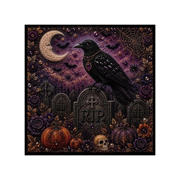 Halloween Ghost Pearl Art DIY Kit,Cute Ghost 3D Diamond Paint Kit | DIY Fall Home Halloween Decor Wall Art,DIY Seasonal Party Gift Suitable for Adult Beginners (B-1PCS)