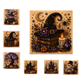 thumbnail image 1 of Halloween Ghost Pearl Art DIY Kit, No-Glue Self-Adhesive Pearl Bead Craft Set, Multi-Pattern Halloween Canvas Art Supplies for Home Decor & Holiday Gift (Witch Hat and Magic Book), 1 of 9