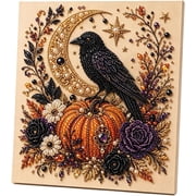 Halloween Ghost Pearl Art DIY Kit, Spooky Cute 3D Diamond Painting Crafts for Adults, DIY Fall Home Decor Wall Art, Beginner DIY Seasonal Party Gift