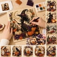 thumbnail image 1 of Halloween Ghost Pearl Art Diy Kit for Adults Spooky Pumpkin Carriage House Beaded Painting Beginner Friendly Fall Home Wall Decor, Lazyguy, 1 of 6