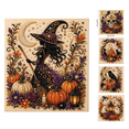 thumbnail image 1 of Halloween Ghost Pearl Art Kit, 3D Pearl Diamond Art Kits for Adults DIY | DIY Pearl Art Kit with Shimmering Pearl Beads, Complete Tools Included, 5 Halloween Designs for Seasonal Home Decor, Gifts, 1 of 7