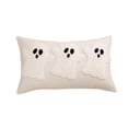 thumbnail image 1 of Halloween Ghost Pillow Cover 12 X 20 Inch Embroidered Tufted Ghost Throw Pillow Case for Spooky Home Decor Halloween Party Decoration 1 Pack, 1 of 5