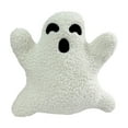 thumbnail image 1 of Halloween Ghost Pillow - Cute Ghost-Shaped Throw Pillow, Soft Plush Decorative Cushion for Bed, Sofa, Party Decor, and Anthropology Fall Decor, 1 of 6