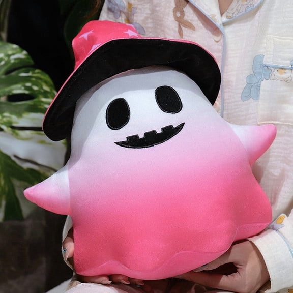 Halloween Ghost Plush Toy Bulk,Cute Jack-O'-Lantern Stuffed Animal for Trick Treat Gifts,Soft Pillow Decoration Ghost Plush for Party Favors Goodie Bags Boys Girls Holiday Gift