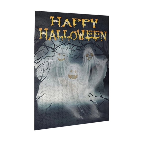 Halloween Ghost Poster Halloween Home Decor, Hallowen Decor, Halloween Poster - Wall Poster For House Decoration,Jigsaw Puzzle 1000 Puzzle Pieces,Puzzle Enthusiasts