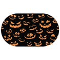 thumbnail image 1 of Halloween Ghost Pumpkin Face Tablecloths Water Resistant Table Cloth for Dining Holiday Halloween Dinner Oil-Proof Oval 60x102 Inch Heavy Weight Table Covers for Party, 1 of 1
