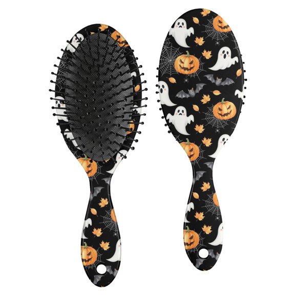 Halloween Ghost Pumpkin Pattern Brush, Detangling Hair Brush,Air Cushion Hair Comb, Air Cushion Design Gifts for Holiday Birthday Gifts