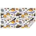 thumbnail image 1 of Halloween Sweets and Witchy Elements Rectangle Tablecloth 60"x102",Waterproof Polyester Rectangle Table Cloth, Wipeable Spillproof Polyester Tablecloth for Dining, Camping, Indoor and Outdoor, 1 of 6