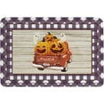 Halloween Ghost Pumpkins Mat Front Door Mat, NonSlip&Absorbent