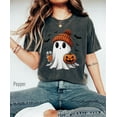 thumbnail image 1 of Halloween Ghost Shirt, Cute Ghost Shirt, Womens Halloween Shirt, Cute Fall Shirt, Spooky Season Shirt, Gift For Halloween, 1 of 5