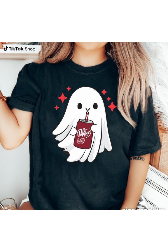 Halloween Ghost Shirt, Ghost Tee, Funny Skeleton Halloween T-Shirt, Spooky Graphic Top, Funny Paranormal Apparel, Ghost Lover Gift