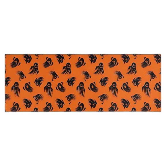 Halloween Ghost Silhouettes Pattern Kitchen Rug Mat,Kitchen Runner Rugs Non Skid Washable,Decorative Kitchen Floor Mats for Kitchen,Sink,Laundry,17"X47"