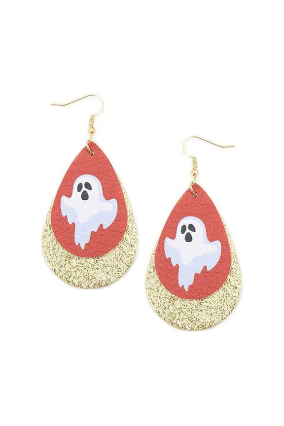 Halloween Ghost Sparkle Earrings
