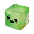 thumbnail image 1 of Halloween Ghost Squishy Cube Toy with Slow Rising Soft Foam, Green Gradient Design with Crying Ghost Print, for Kids and Adults Relaxation, Squeeze Toy, 1 of 3