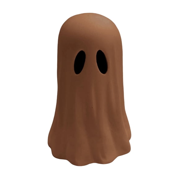 Halloween Ghost Statue, Spooky Resin Ghost Statue, Cute Brown Ghost Decoration, for Halloween, Home, Office Desktop and Party Decoration (1 Pc).