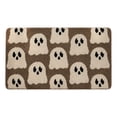 thumbnail image 1 of Halloween Ghost Themed Faux Fur Floor Mat, Absorbent Bathroom Mat Easy To Clean, Non Slip Stain Resistant Entryway Rug Gift, 1 of 6