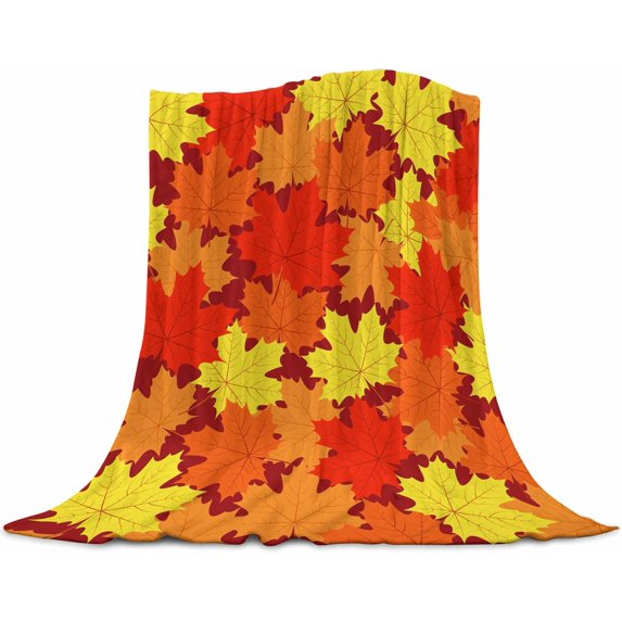 Halloween Ghost Throw Blanket Cute Ghost Blanket for Picnic Camping Travel Lightweight Fuzzy Cozy Throw Blankets for Living Room Sofa Couch 50" x 60"