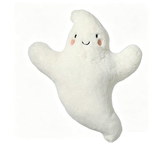 Halloween Ghost Throw Pillow, Soft Breathable and Comfy Ghost-Shaped Decorative Throw Pillows for Sofa Bed Home Decor