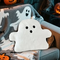 Halloween Ghost Throw Pillows,Cute Ghost Shaped Soft Stuffed Throw Pillow for Bedding,Funny Ghost Pillow Cushion for Home Sofa Bed Couch Ghost Decorations