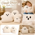 thumbnail image 1 of Halloween Ghost Throw Pillows, Cute Soft Ghost Shaped Throw Pillow Halloween Decorative Spooky Pillows Cushion for Home Sofa Bed Couch Party Home Decorations, 1 of 6