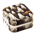 Halloween Ghost Travel Portable Square Jewelry Box Storage Box