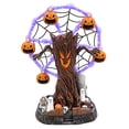 thumbnail image 1 of Halloween Ghost Tree Ferris Wheel Table Decor, Light Up Spooky Resin Figurine For Desktop Mantel Party Indoor Decor, 1 of 8