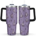 thumbnail image 1 of Halloween Ghost Tumbler Happy Halloween Travel Coffee Mugs with Straw,Thermal with Lids for Hot and Cold Drinks for School Camping 40 oz Boo Tumbler, 1 of 7