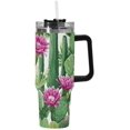 thumbnail image 1 of Halloween Ghost Tumbler with Handle Insulated Stainless Steel 40oz Tumbler Handle Lid Straw Halloween Mug for Hot Cold Drinks Gifts for Women Men, 1 of 5