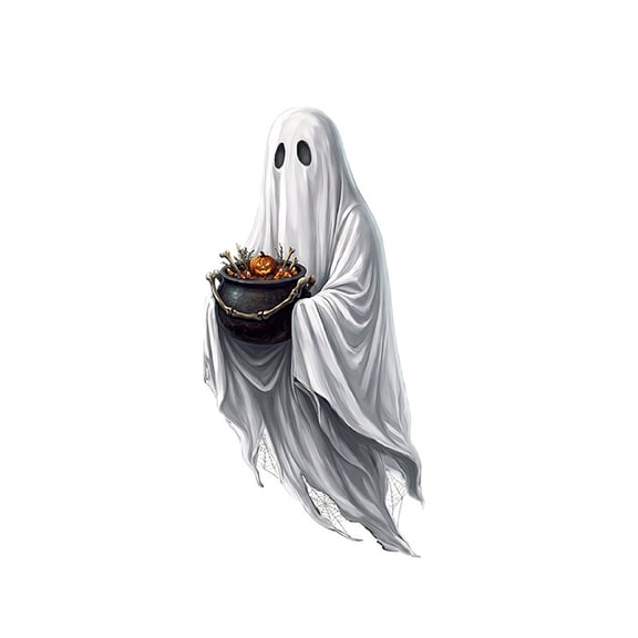 Halloween Ghost Window Clings White Scary Ghost Stickers for Glass Windows Reusable Window Decals Decorations