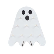 Halloween Ghost Wooden Tabletop Standee, Cute Decor for Mantel, Indoor Party, Donut Display Rack, for Halloween Theme Parties and Fall Gatherings