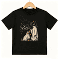 thumbnail image 1 of Halloween Ghost and Dog Boop Short Sleeve Crewneck Cotton Kids T-Shirt, 1 of 4