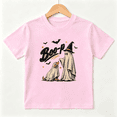 thumbnail image 1 of Halloween Ghost and Dog Boop Short Sleeve Crewneck Cotton Kids T-Shirt, 1 of 4