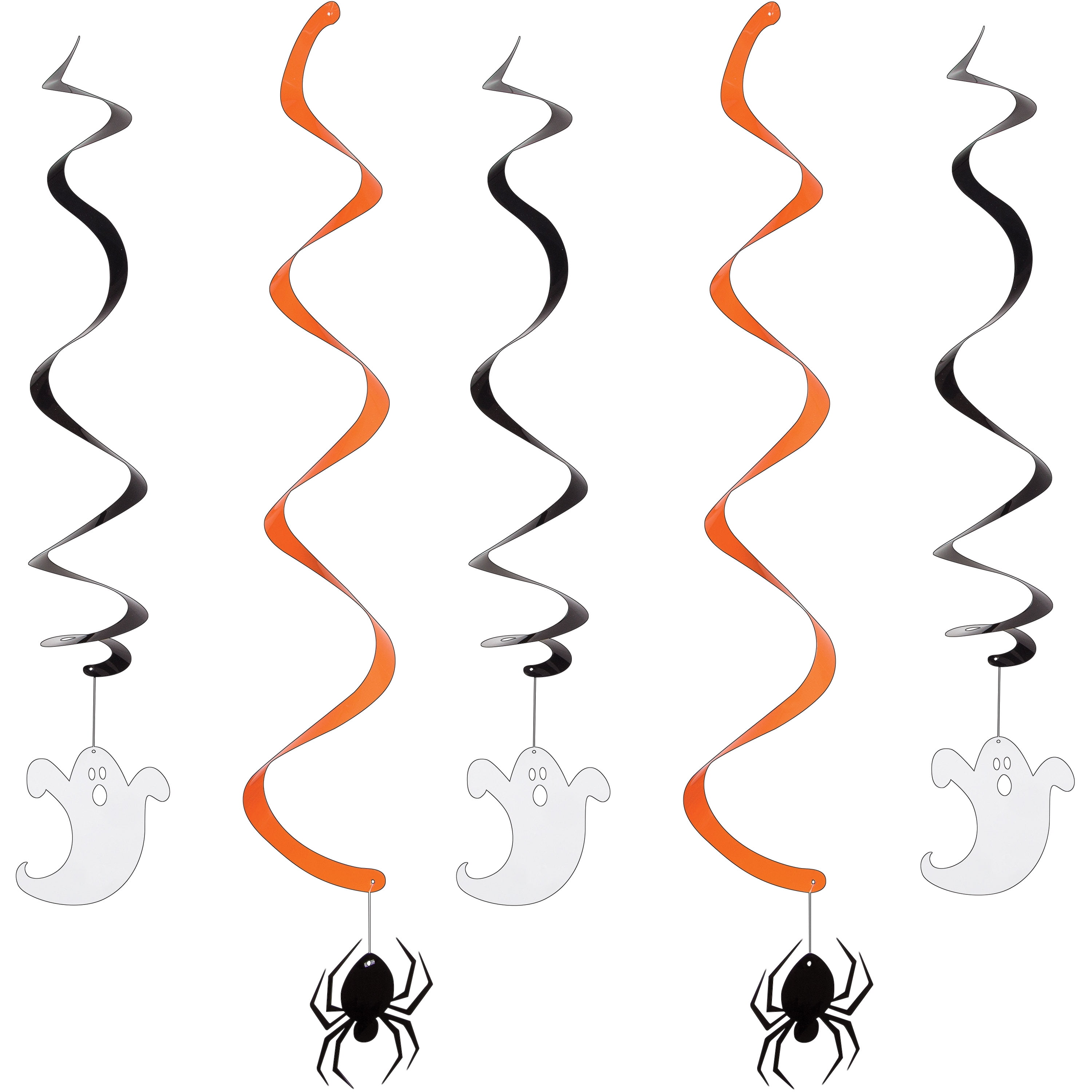 Halloween Ghost and Spiders Dizzy Danglers, 5 pack - Walmart.com