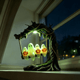 thumbnail image 1 of Halloween Ghost on Tree Swing with Light - Cute Glowing Swinging Figurine, Light Up Decor for Desktop, Bookshelf, Mantel, Table Centerpiece, 1 of 5