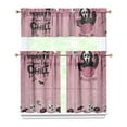thumbnail image 1 of Halloween Ghostface Kitchen Window Curtains with Rod Pocket Over Sink Horror Spooky Small Window Treatment Cafe Short Curtains for Bathroom Tier Drapes,3 Piece Set,36 Inch, 1 of 6