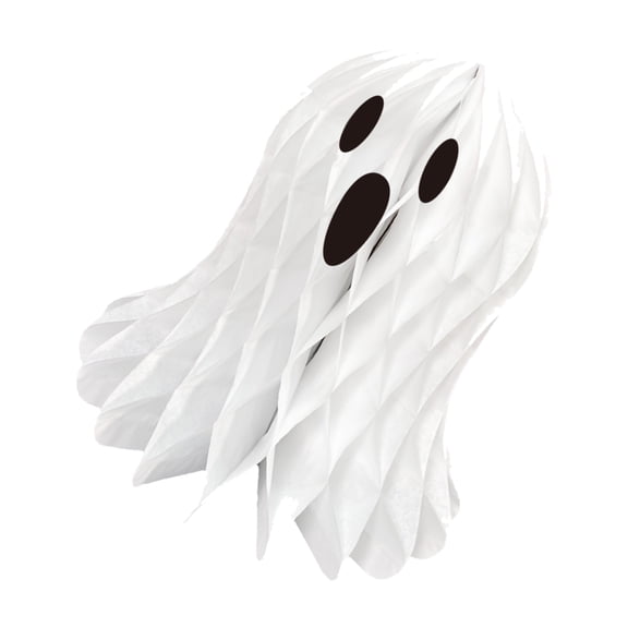 Halloween Ghostly Ornament Reusable Folding Paper Structure Wall Halloween Party Decoration for Indoor Outdoor
