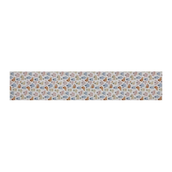 Halloween Ghosts 13" x 72" Table Runner - 100% Polyester, Multi-color