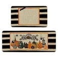 thumbnail image 1 of Halloween Ghosts And Horror Polka Dot Kitchen Rug 2-Piece Set, Fun Kitchen Mats, Suitable For Home Use 47.24"x15.74+15.74"x23.62", 1 of 6