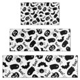 thumbnail image 1 of Halloween Ghosts Bats and Pumpkins Kitchen Rugs Sets Of 3,Kitchen Runner Rugs Non Skid Washable,Decorative Kitchen Floor Mats for Kitchen,Sink,Laundry,17"x30"+ 17"x47" + 17"x59", 1 of 6