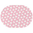 thumbnail image 1 of Halloween Ghosts Cute Spooky Table Cloth, Water Resistant Tablecloths Wrinkle Free Table Covers for Dining Room Parties Holiday Dinner, Heavy Weight Tabletop Cover Kitchen Oval 60x84 Inch, 1 of 1