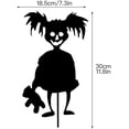 thumbnail image 1 of Halloween Ghosts Decorations Outdoor,Halloween Garden Ghosts Horrible Decor,2024 Halloween Decorations Outdoor,Little Devil Garden Ground Stake Silhouette Halloween Decoration Ghost Ground Plugs, 1 of 2
