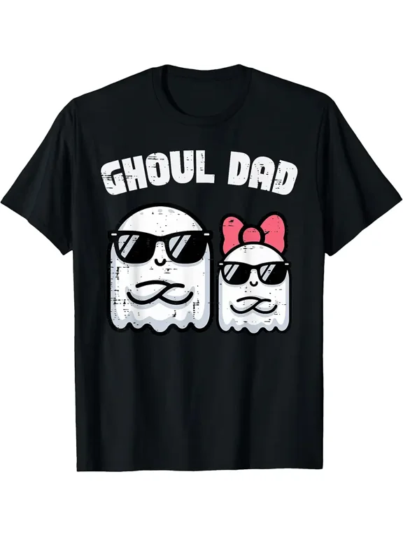Halloween Ghosts Ghoul Dad Daddy Papa Father Costume Men T-Shirt