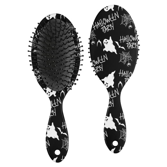 Halloween Ghosts Hair Brush,Girls Detangling Hair Brush,Glide Through Tangles with Ease for Wet & Dry Hair,8.8"X2.8"