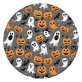 thumbnail image 1 of Halloween Ghost Pumpkin Pattern Round Fitted Tablecloth with Elastic Edge,Dining Table Cover Waterproof,Outdoor Round Tablecloth for Camping,Dining,Indoor and Outdoor, 1 of 7