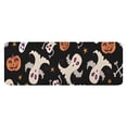 thumbnail image 1 of Halloween Ghosts Pumpkins and Stars Kitchen Rug Mat,Kitchen Runner Rugs Non Skid Washable,Decorative Kitchen Floor Mats for Kitchen,Sink,Laundry,17"x47.2", 1 of 7
