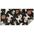 thumbnail image 1 of Retro Halloween Ghost Pattern Rectangle Tablecloth 60"x120",Waterproof Polyester Rectangle Table Cloth, Wipeable Spillproof Polyester Tablecloth for Dining, Camping, Indoor and Outdoor, 1 of 6